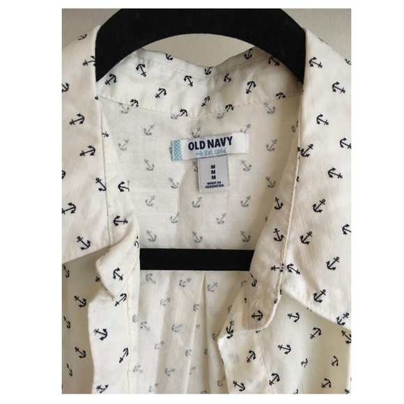 Old Navy Nautical Button-Up - Picture 3 of 3